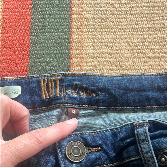 KUT from the Kloth Katy High Rise Straight Jeans - Picture 2 of 6